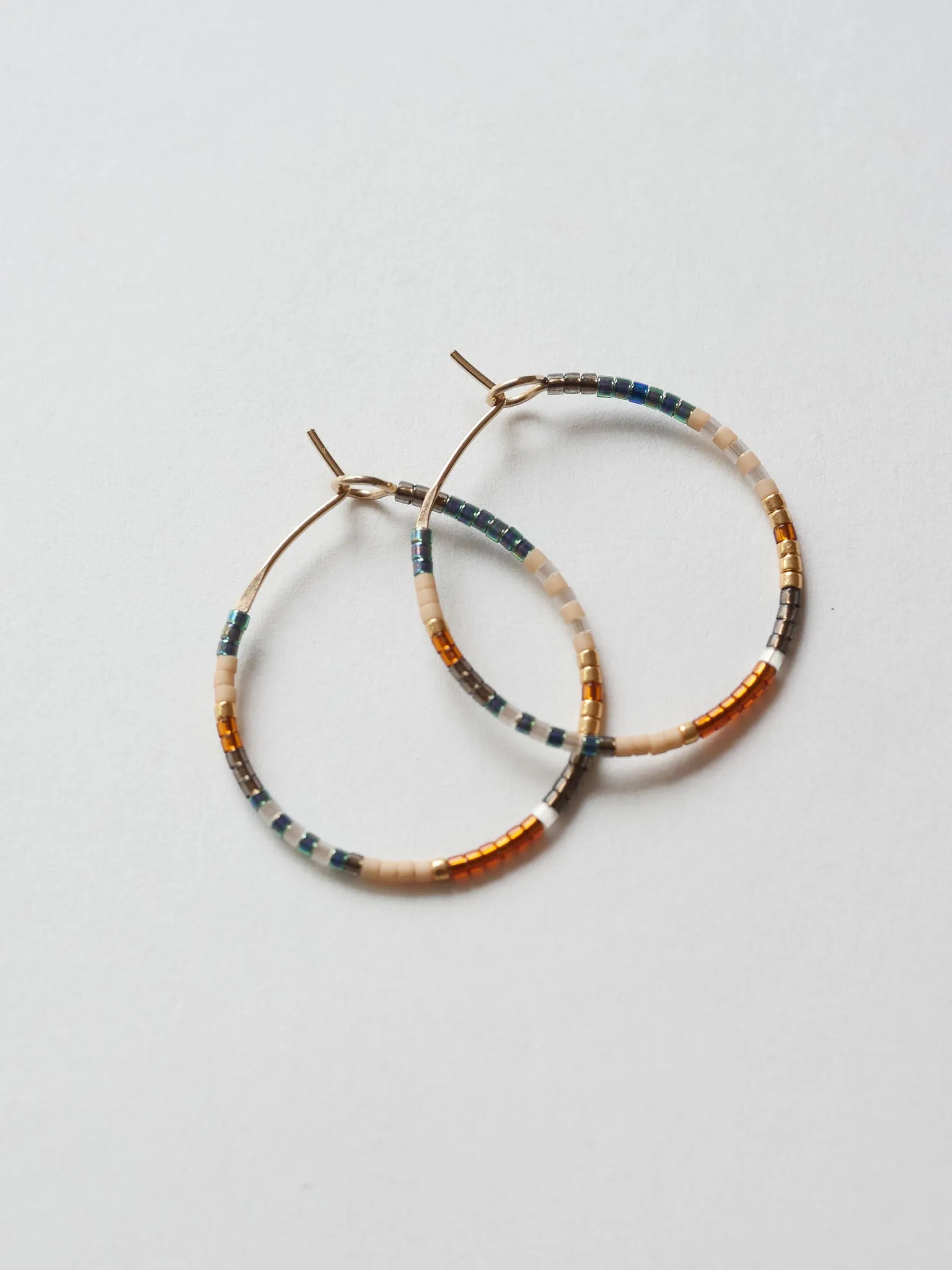 Noura - 1.25" & 1.75" 14 KT Gold Hoops sold by Daldanea product image thumbnail 4