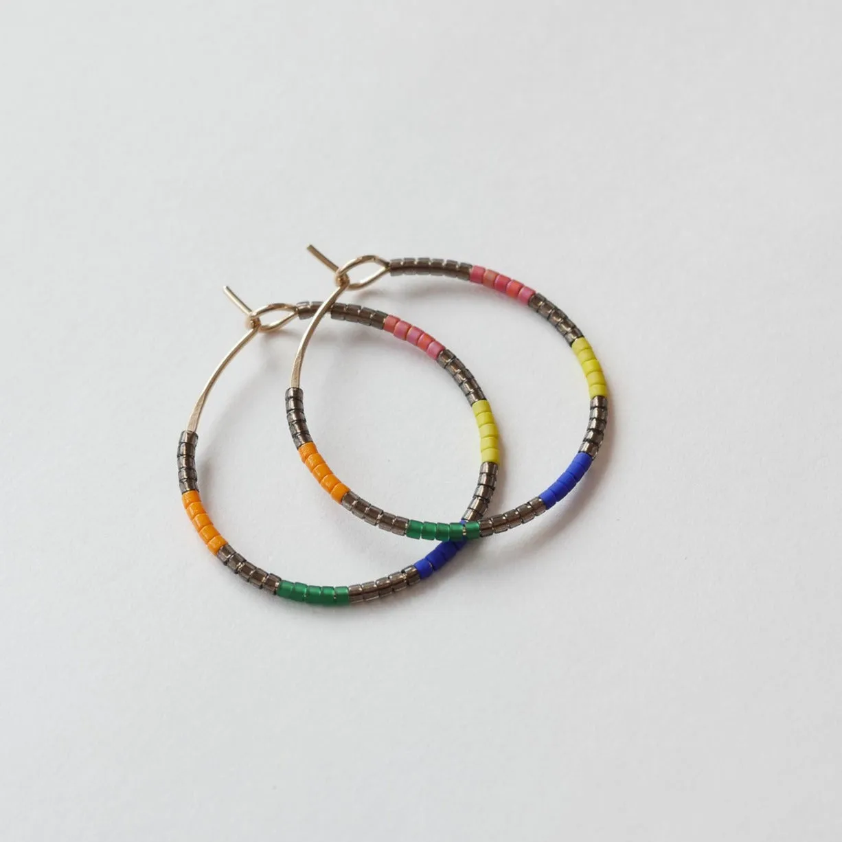 Virna - 1.25" & 1.75" 14 KT Gold Hoops sold by Daldanea product image thumbnail 3