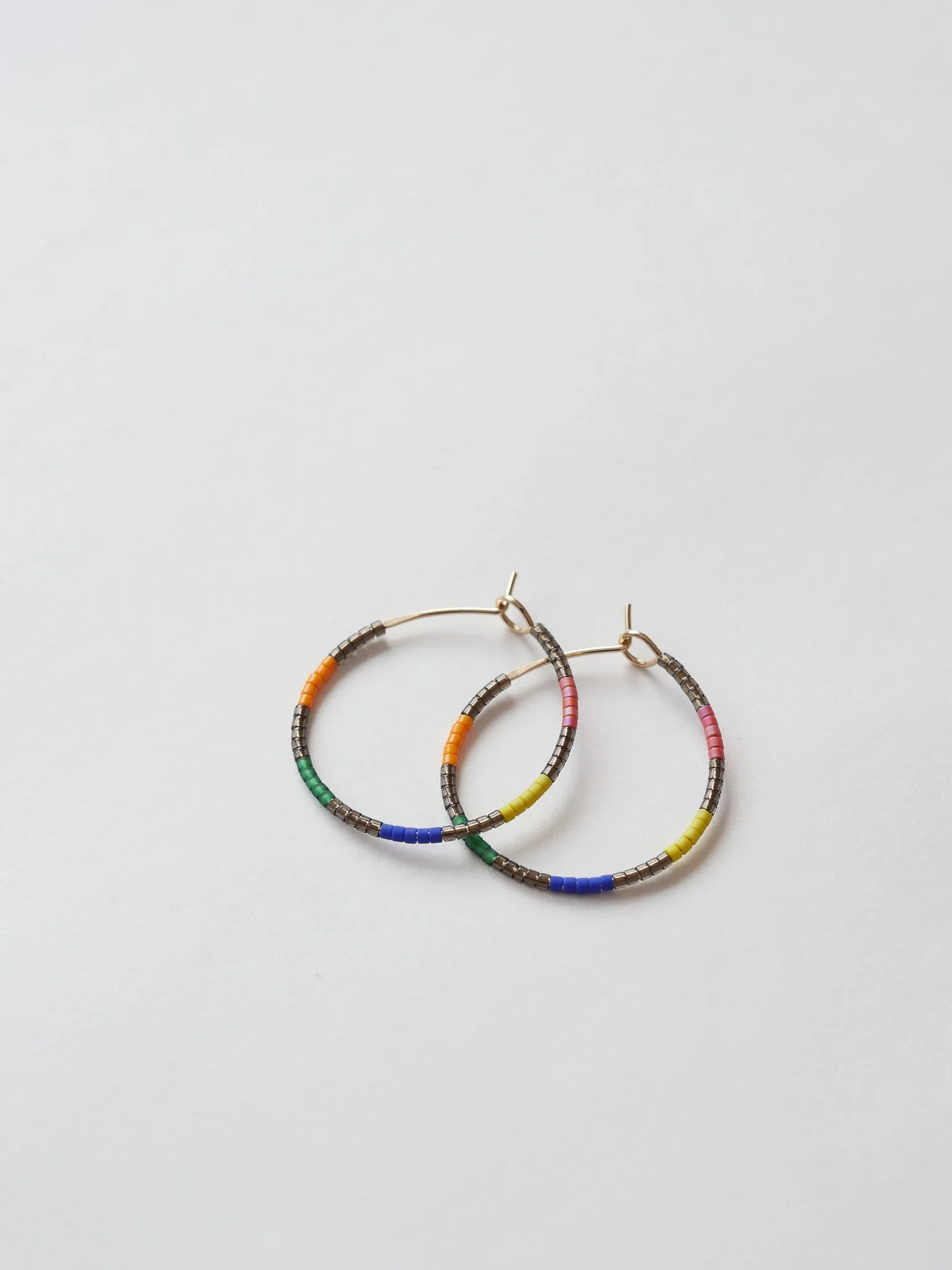 Virna - 1.25" & 1.75" 14 KT Gold Hoops sold by Daldanea product image thumbnail 4