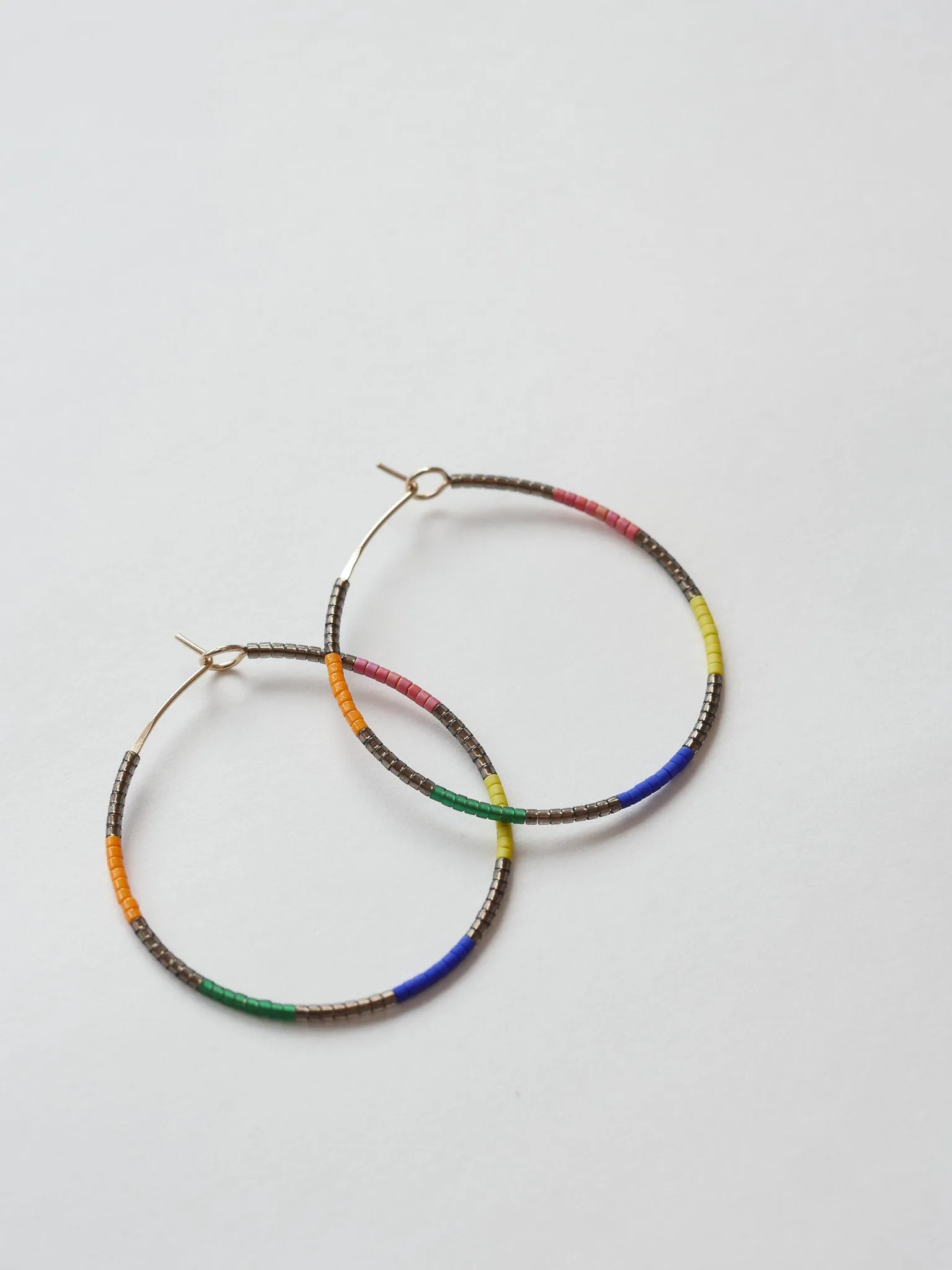 Virna - 1.25" & 1.75" 14 KT Gold Hoops sold by Daldanea product image thumbnail 2