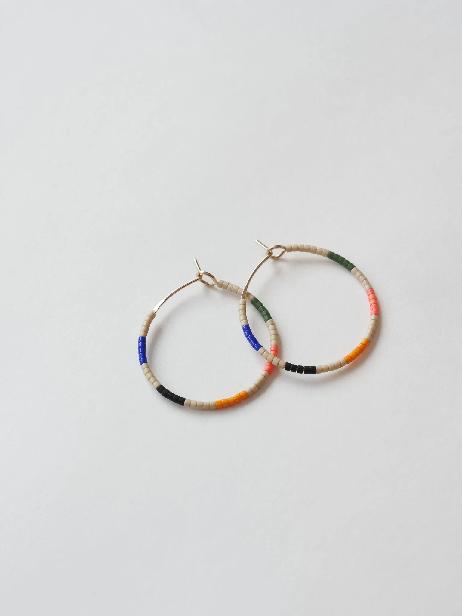 Yasmina - 1.25" & 1.75" 14 KT Gold Hoops sold by Daldanea product image thumbnail 4
