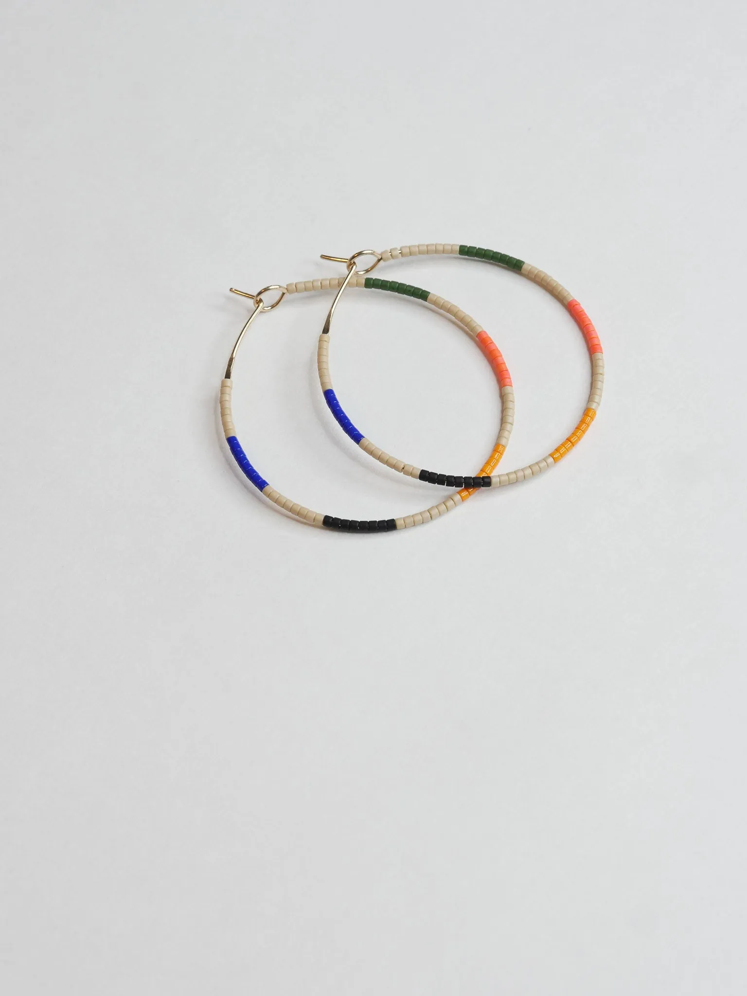 Yasmina - 1.25" & 1.75" 14 KT Gold Hoops sold by Daldanea product image thumbnail 3