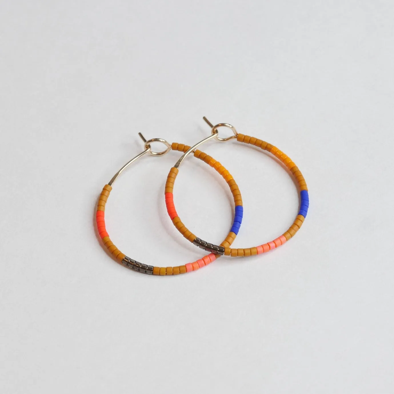 Ximena - 1.25" & 1.75" 14 KT Gold Hoops sold by Daldanea product image thumbnail 2