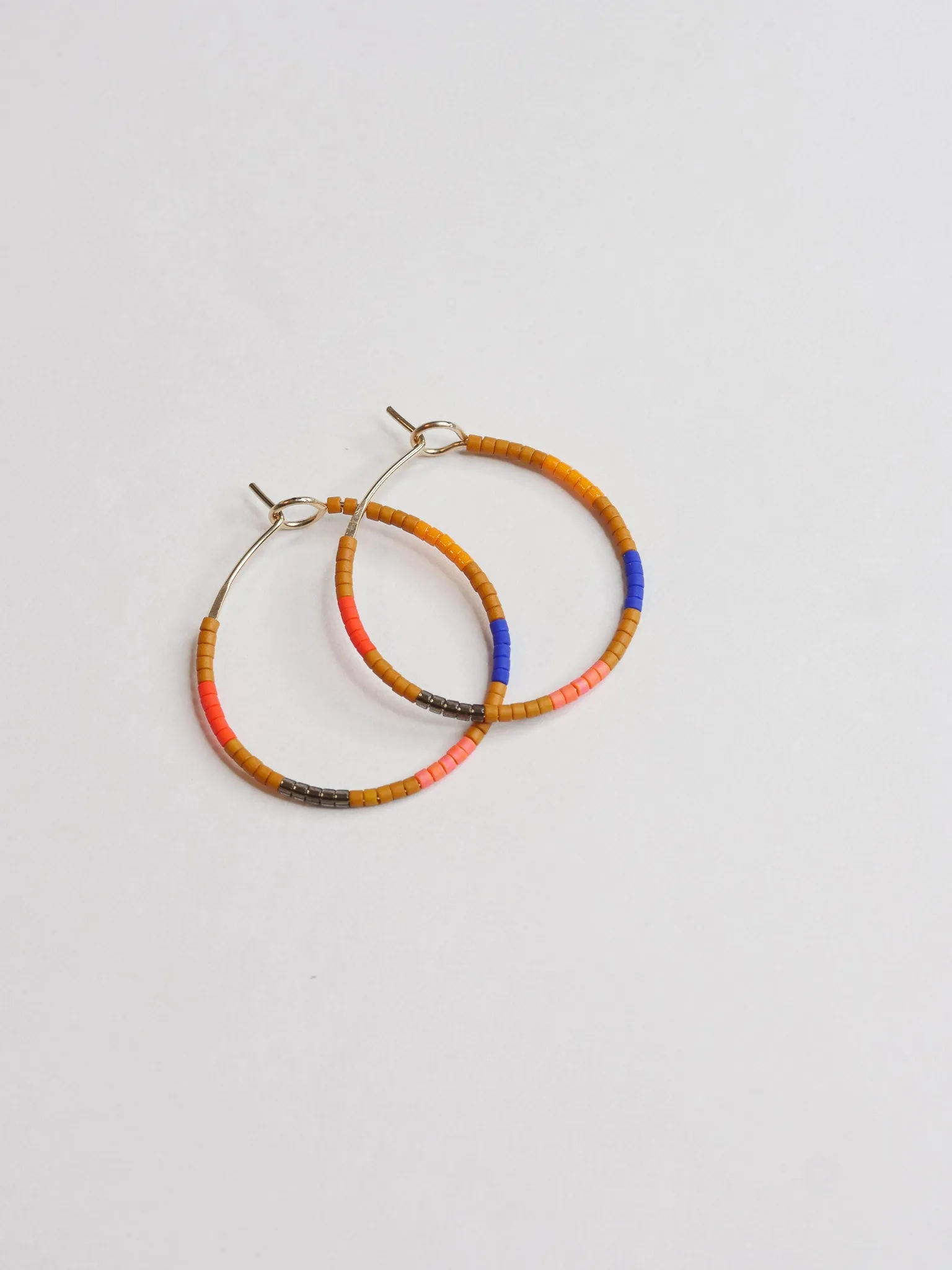 Ximena - 1.25" & 1.75" 14 KT Gold Hoops sold by Daldanea product image thumbnail 4