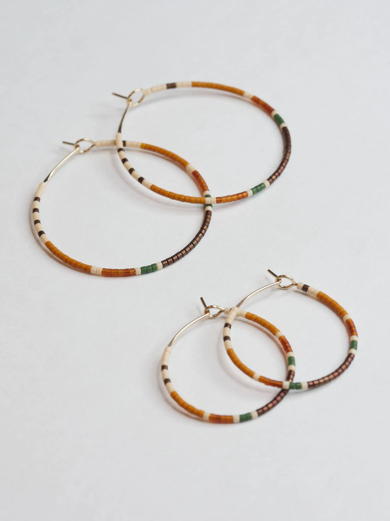 Taissa - 1.25" & 1.75" 14 KT Gold Hoops sold by Daldanea product image thumbnail 4