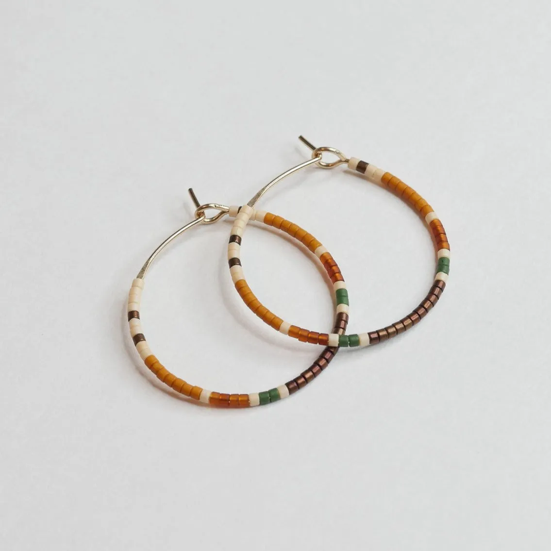 Taissa - 1.25" & 1.75" 14 KT Gold Hoops sold by Daldanea product image thumbnail 3