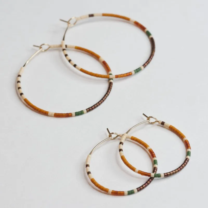Taissa - 1.25" & 1.75" 14 KT Gold Hoops sold by Daldanea