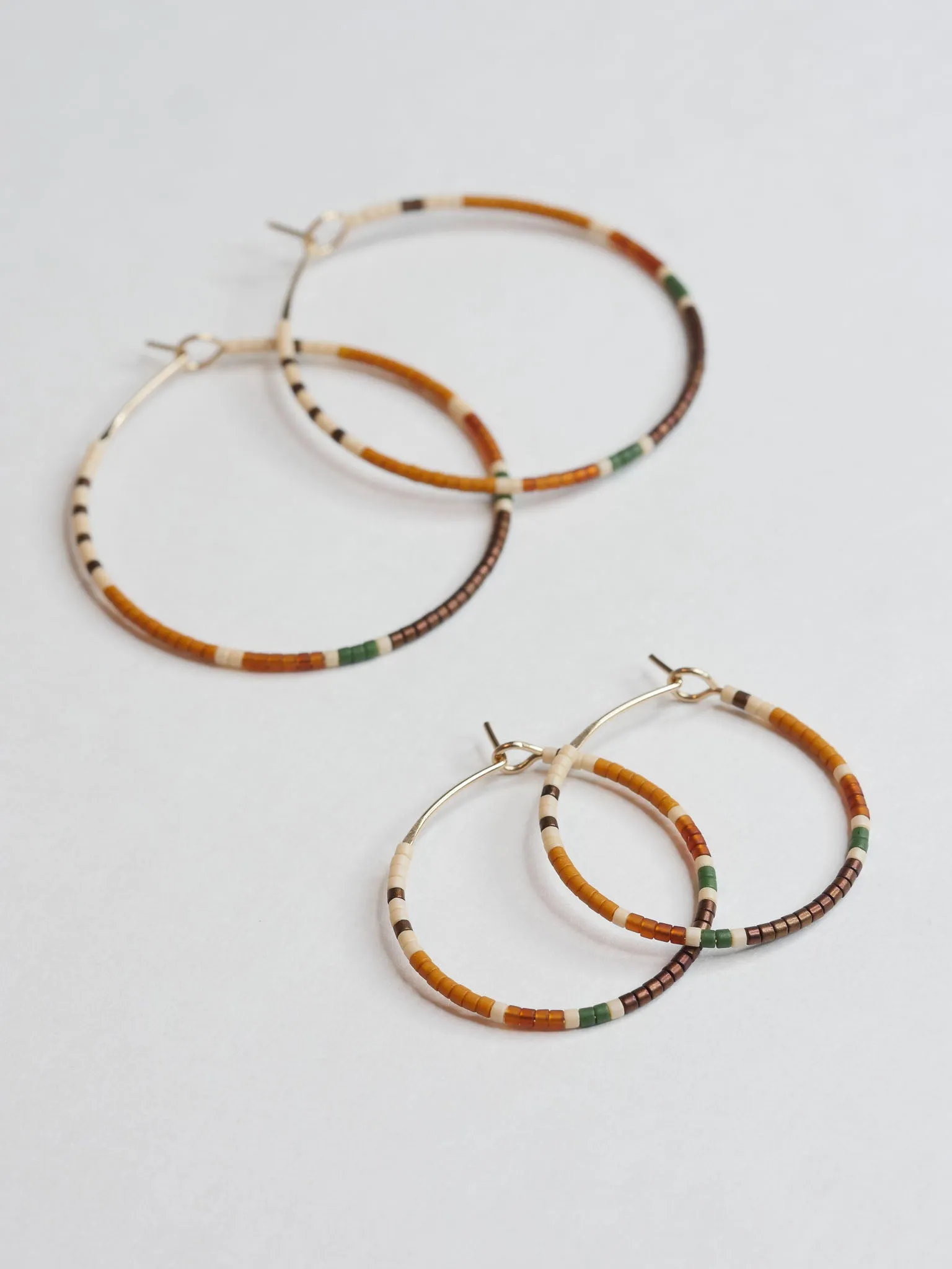Taissa - 1.25" & 1.75" 14 KT Gold Hoops sold by Daldanea product image thumbnail 5