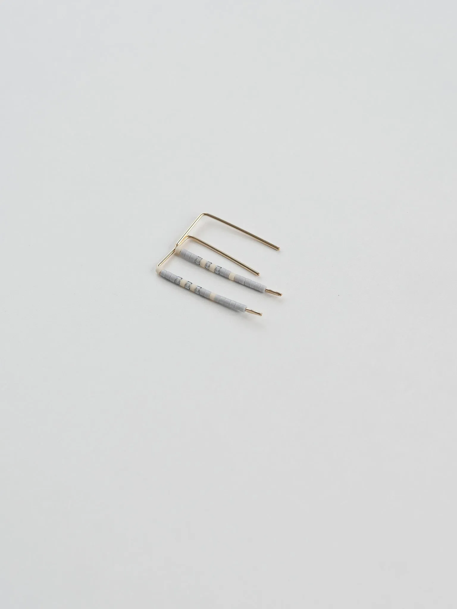 Sisu - 14 KT Gold Bar Studs sold by Daldanea product image thumbnail 3