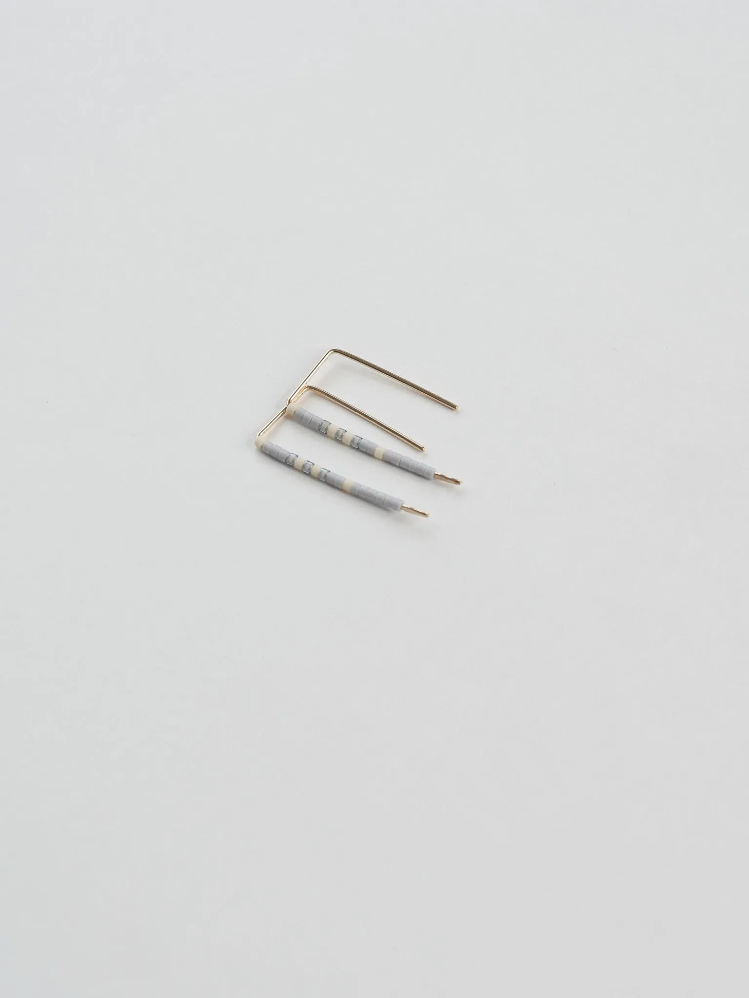 Sisu - 14 KT Gold Bar Studs sold by Daldanea product image thumbnail 2