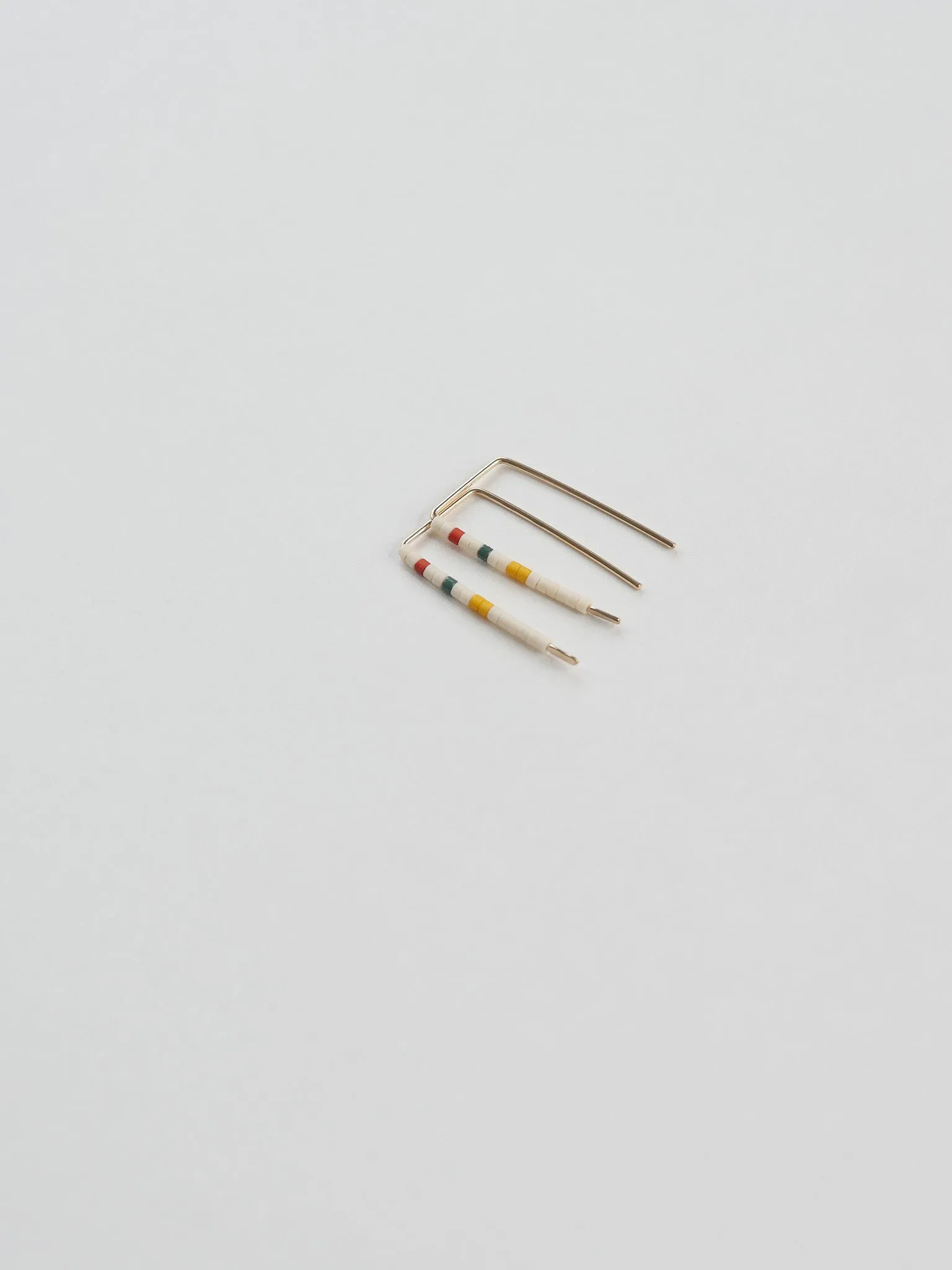 Jara - 14 KT Gold Bar Studs sold by Daldanea product image thumbnail 2
