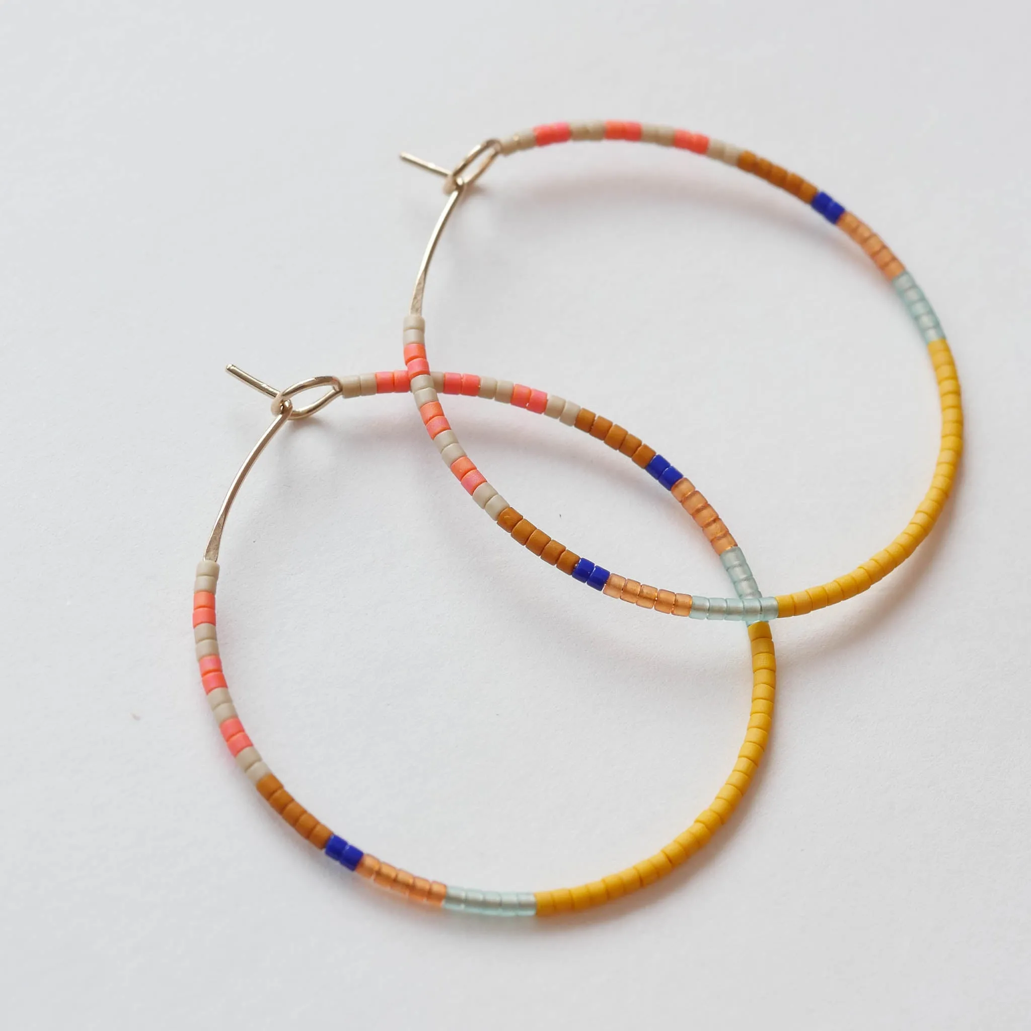 Charlotte - 1.25" & 1.75" 14 KT Gold Hoops sold by Daldanea product image thumbnail 3
