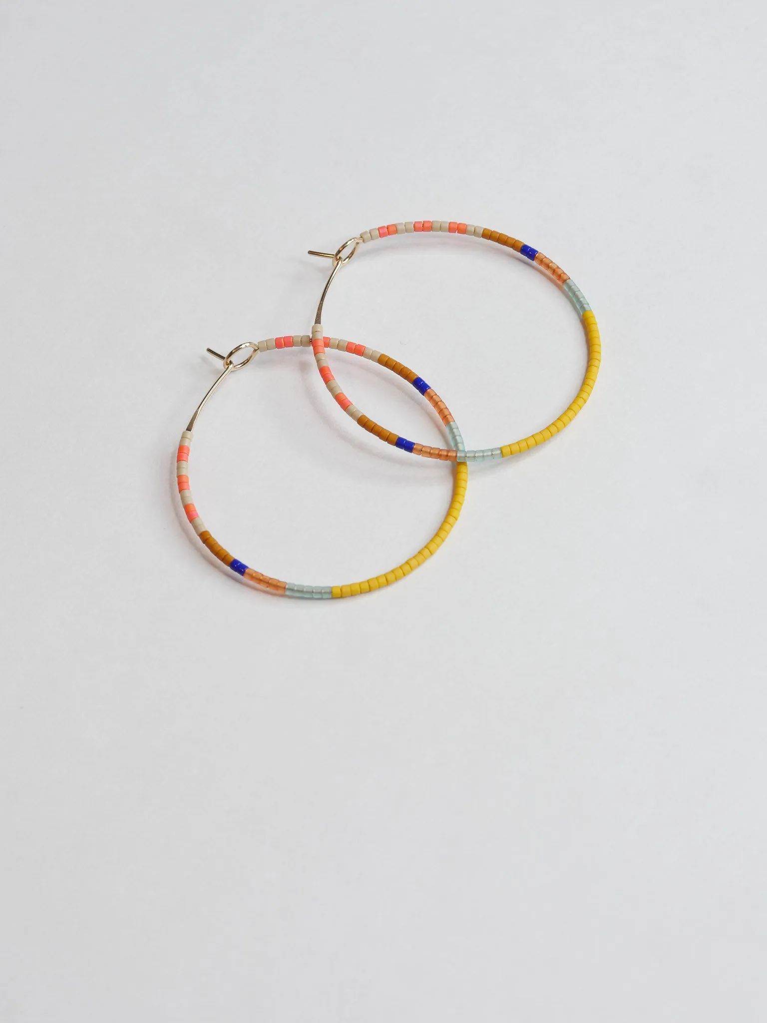 Charlotte - 1.25" & 1.75" 14 KT Gold Hoops sold by Daldanea product image thumbnail 2