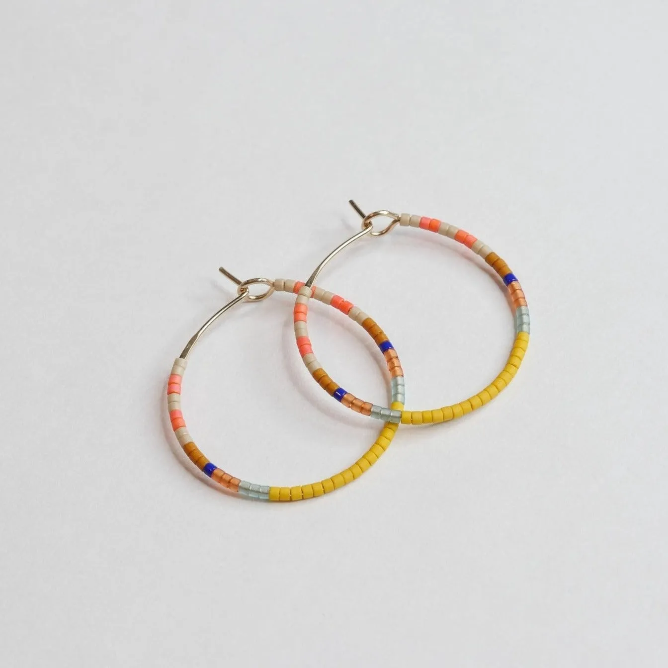 Charlotte - 1.25" & 1.75" 14 KT Gold Hoops sold by Daldanea product image thumbnail 5