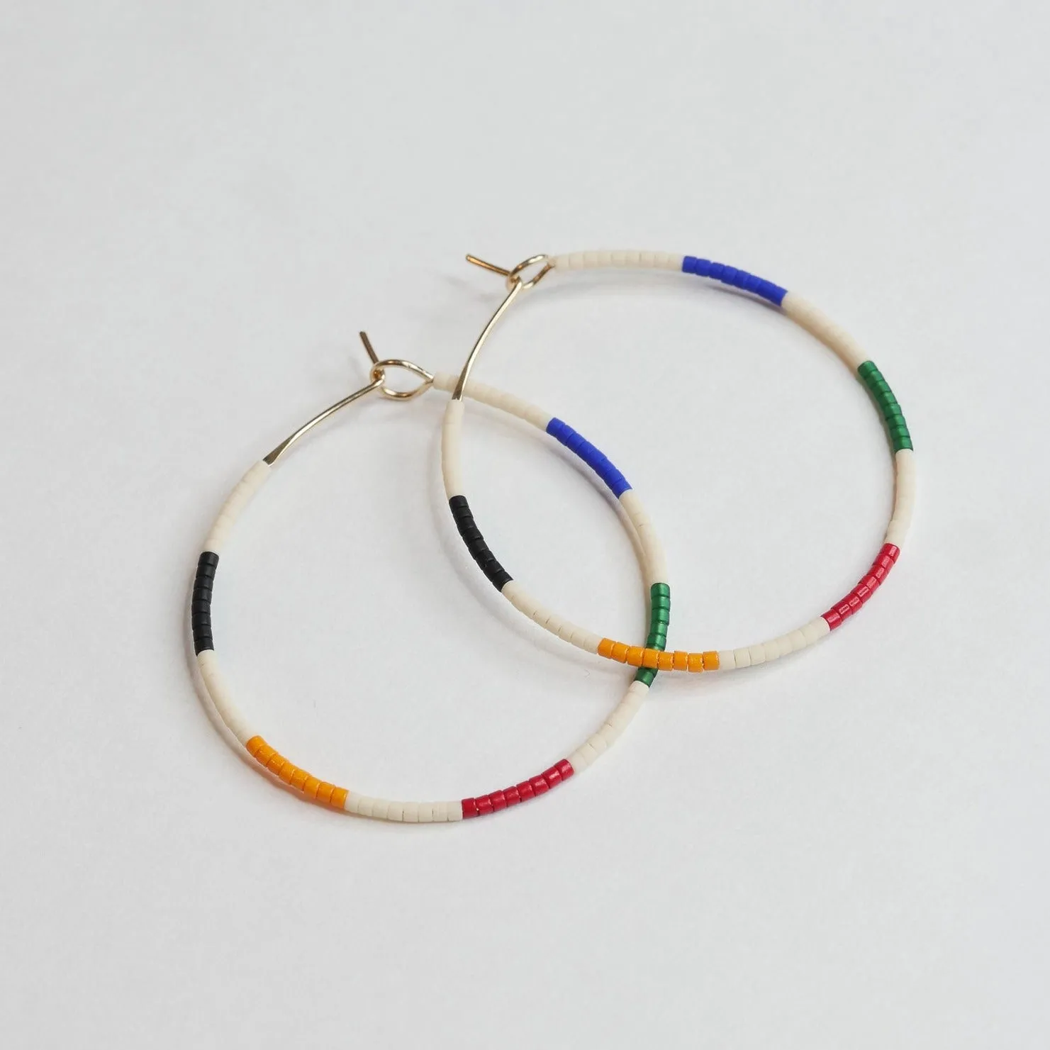 Javiera - 1.25" & 1.75" 14 KT Gold Hoops sold by Daldanea product image thumbnail 4