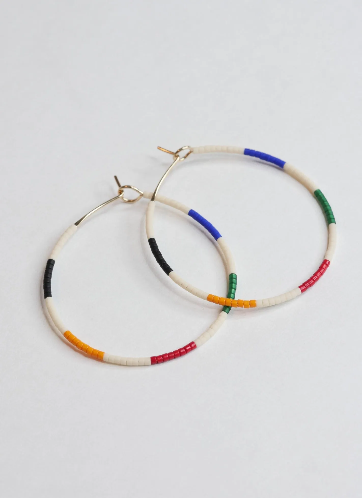 Javiera - 1.25" & 1.75" 14 KT Gold Hoops sold by Daldanea product image thumbnail 3