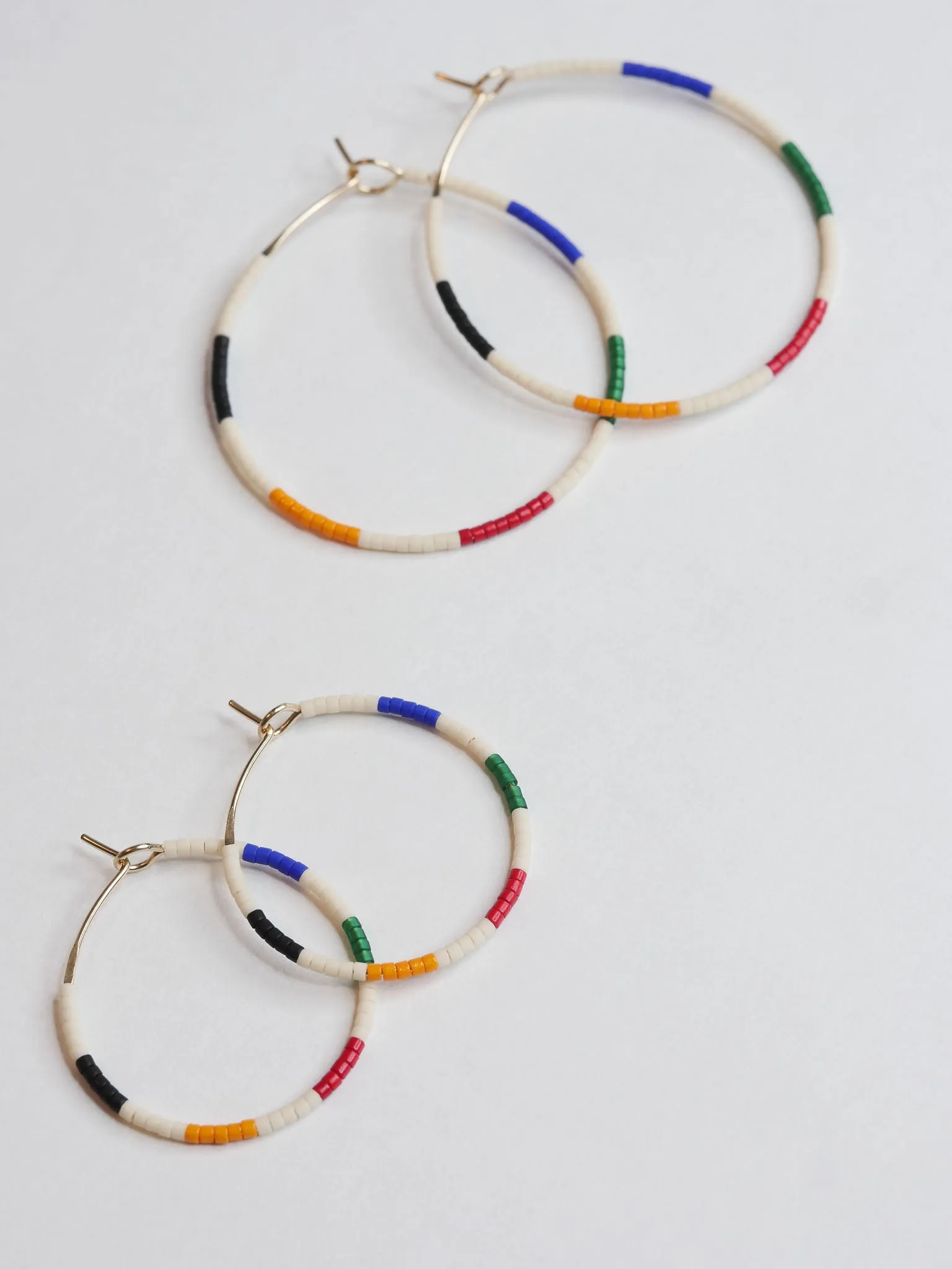 Javiera - 1.25" & 1.75" 14 KT Gold Hoops sold by Daldanea product image thumbnail 5
