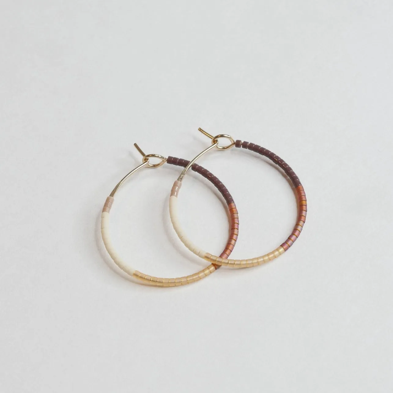 Hilda - 1.25" & 1.75" 14 KT Gold Hoops sold by Daldanea product image thumbnail 4