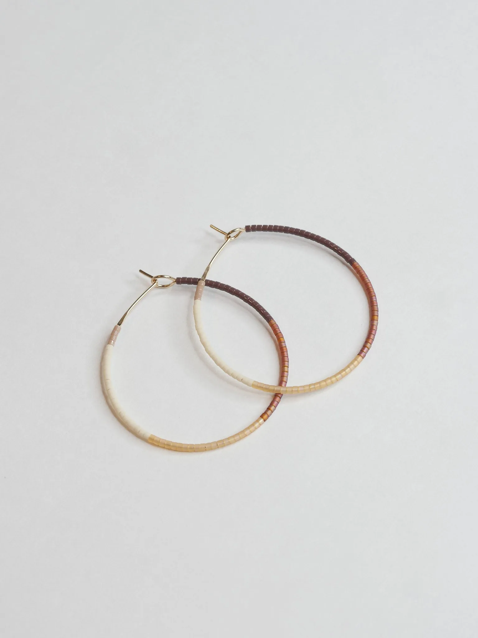 Hilda - 1.25" & 1.75" 14 KT Gold Hoops sold by Daldanea product image thumbnail 3