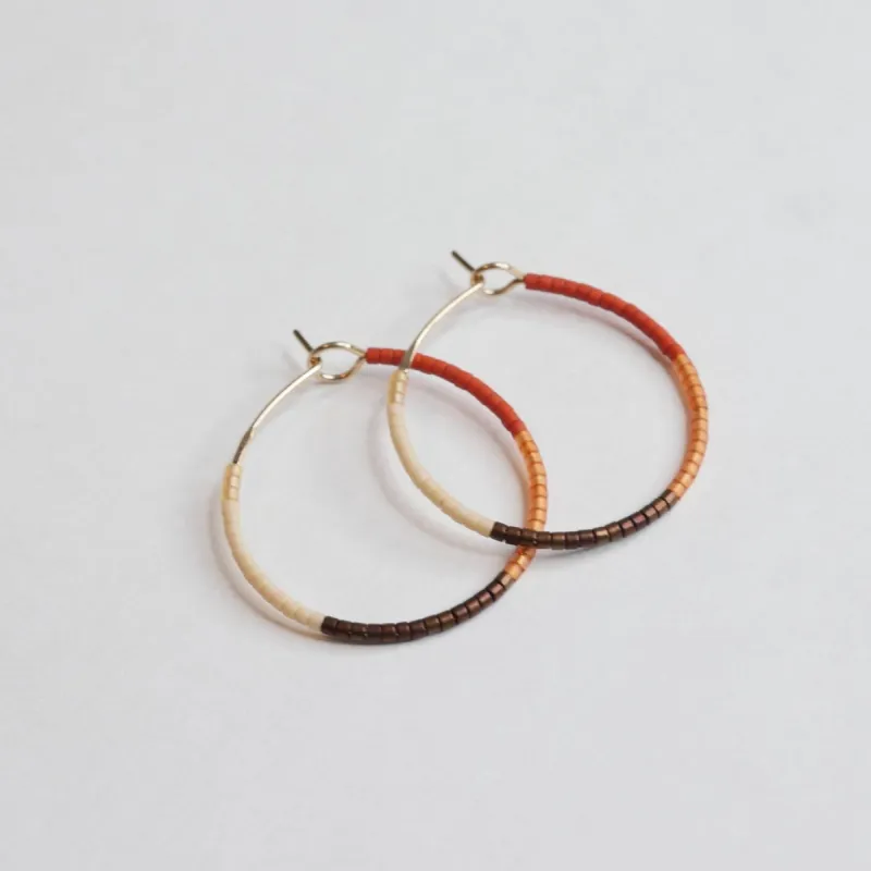 Farah - 1.25" & 1.75" 14 KT Gold Hoops sold by Daldanea