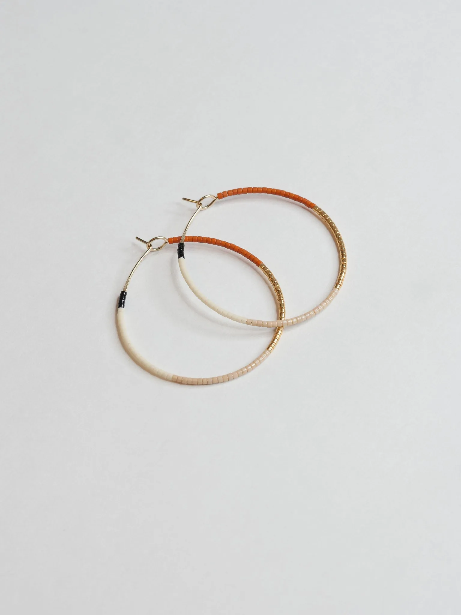 Aida - 1.25" & 1.75" 14 KT Gold Hoops sold by Daldanea product image thumbnail 2