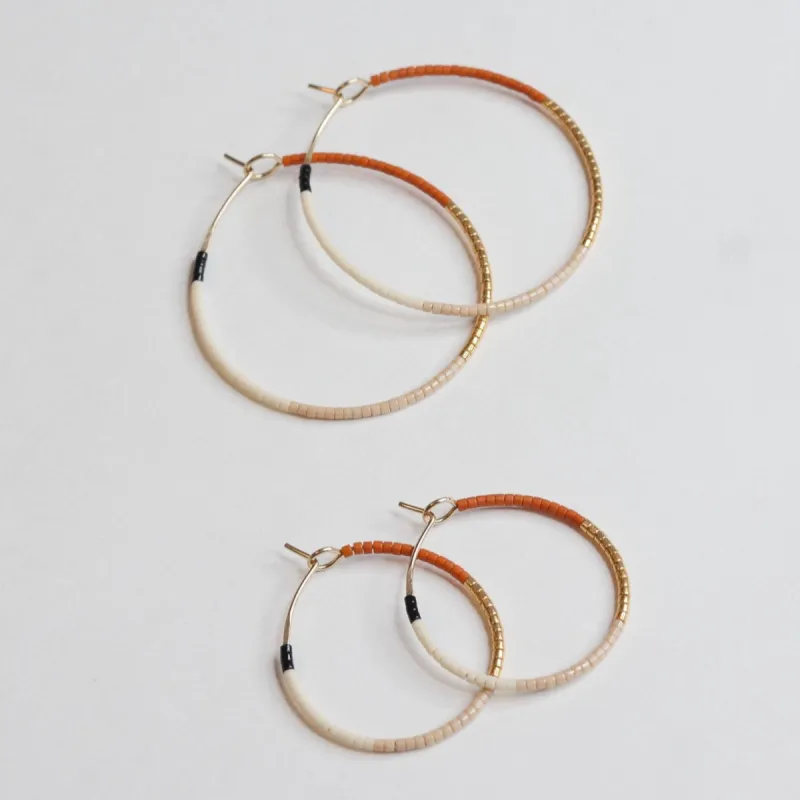 Aida - 1.25" & 1.75" 14 KT Gold Hoops sold by Daldanea