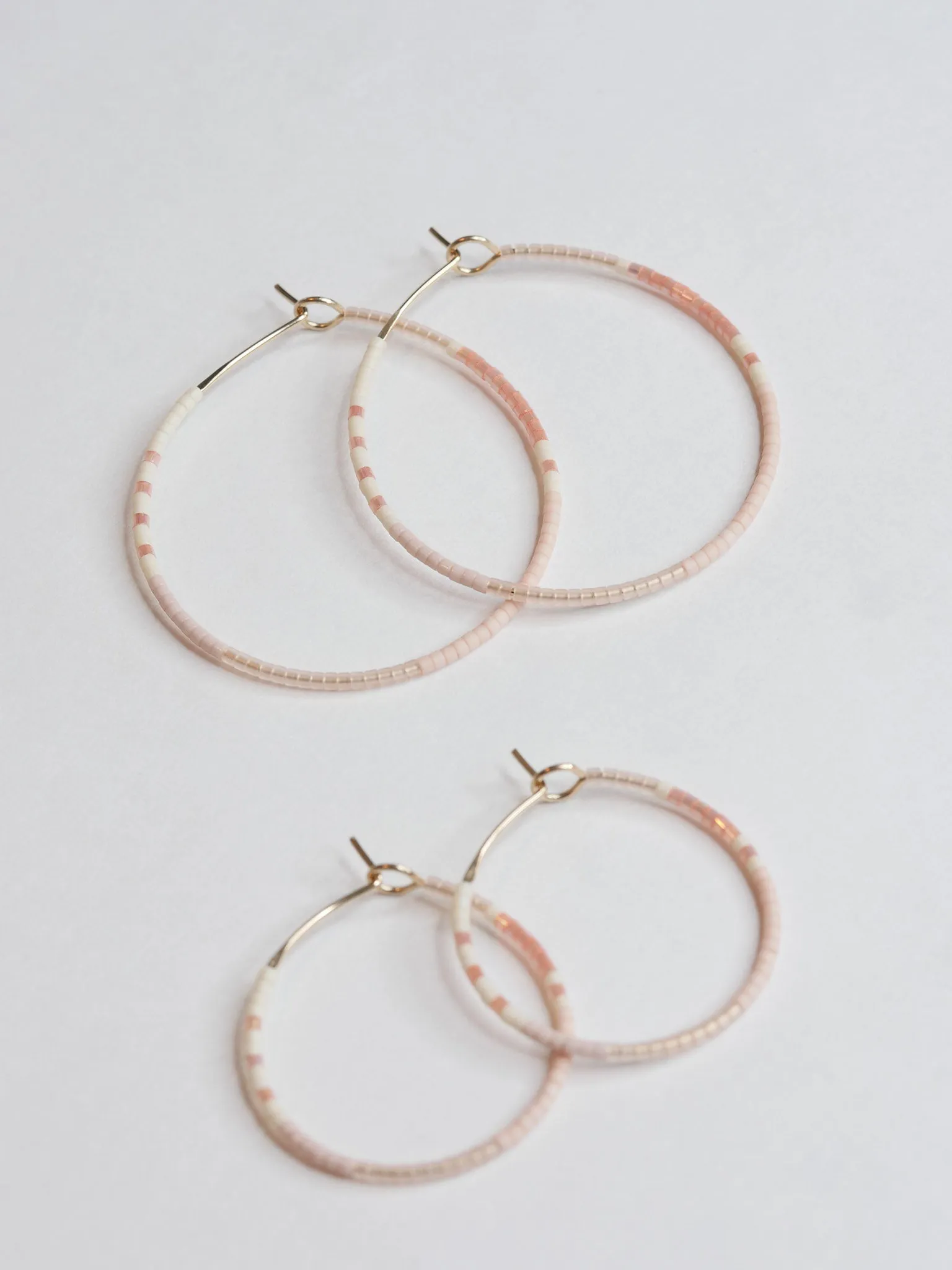 Charis - 1.25" & 1.75" 14 KT Gold Hoops sold by Daldanea product image thumbnail 3