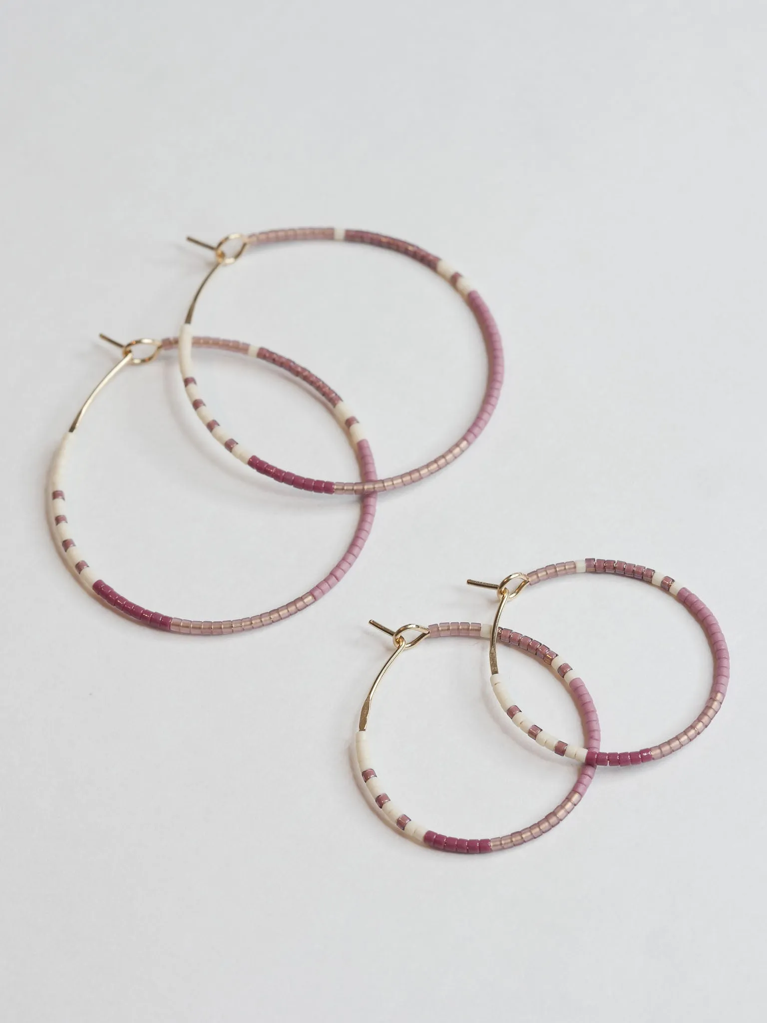 Millie - 1.25" & 1.75" 14 KT Gold Hoops sold by Daldanea product image thumbnail 4