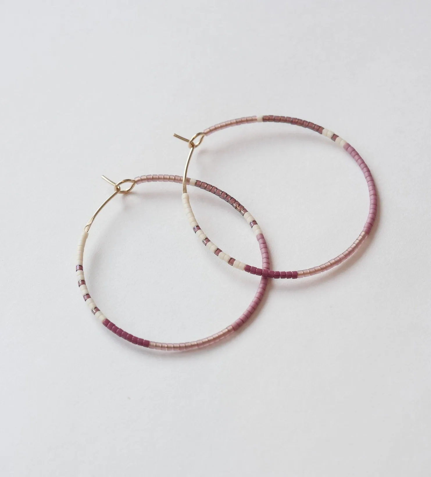 Millie - 1.25" & 1.75" 14 KT Gold Hoops sold by Daldanea product image thumbnail 2
