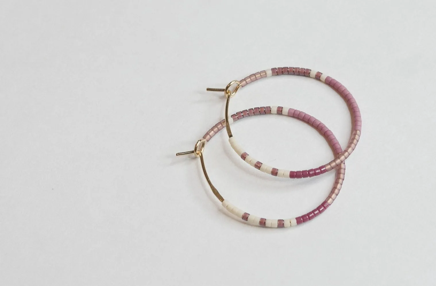 Millie - 1.25" & 1.75" 14 KT Gold Hoops sold by Daldanea product image thumbnail 5