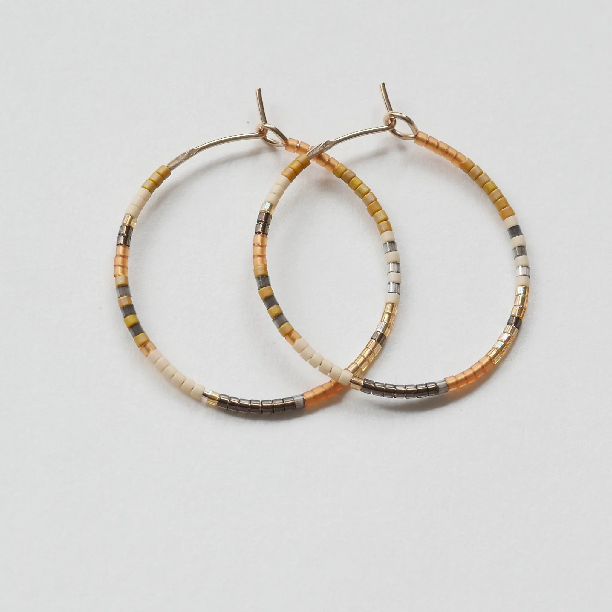 Adi - 1.25" & 1.75" 14 KT Gold Hoops sold by Daldanea product image thumbnail 3