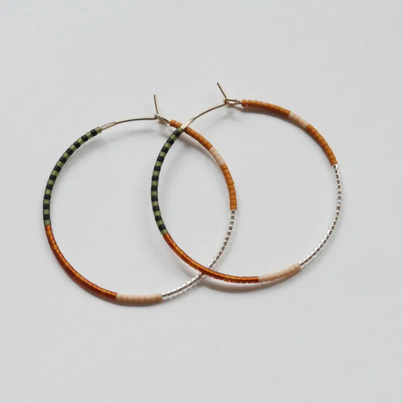 Mylene - 1.25" & 1.75" 14 KT Gold Hoops sold by Daldanea