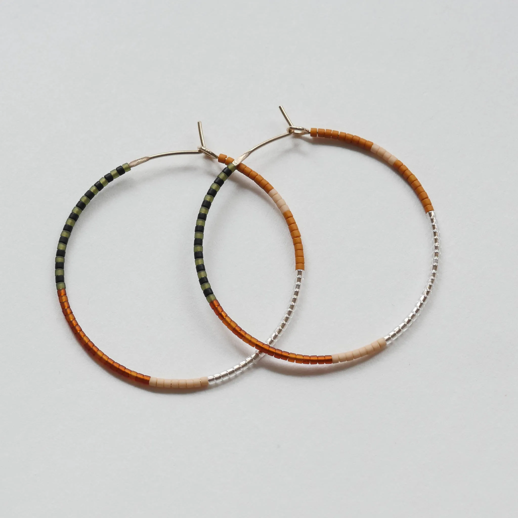 Mylene - 1.25" & 1.75" 14 KT Gold Hoops sold by Daldanea