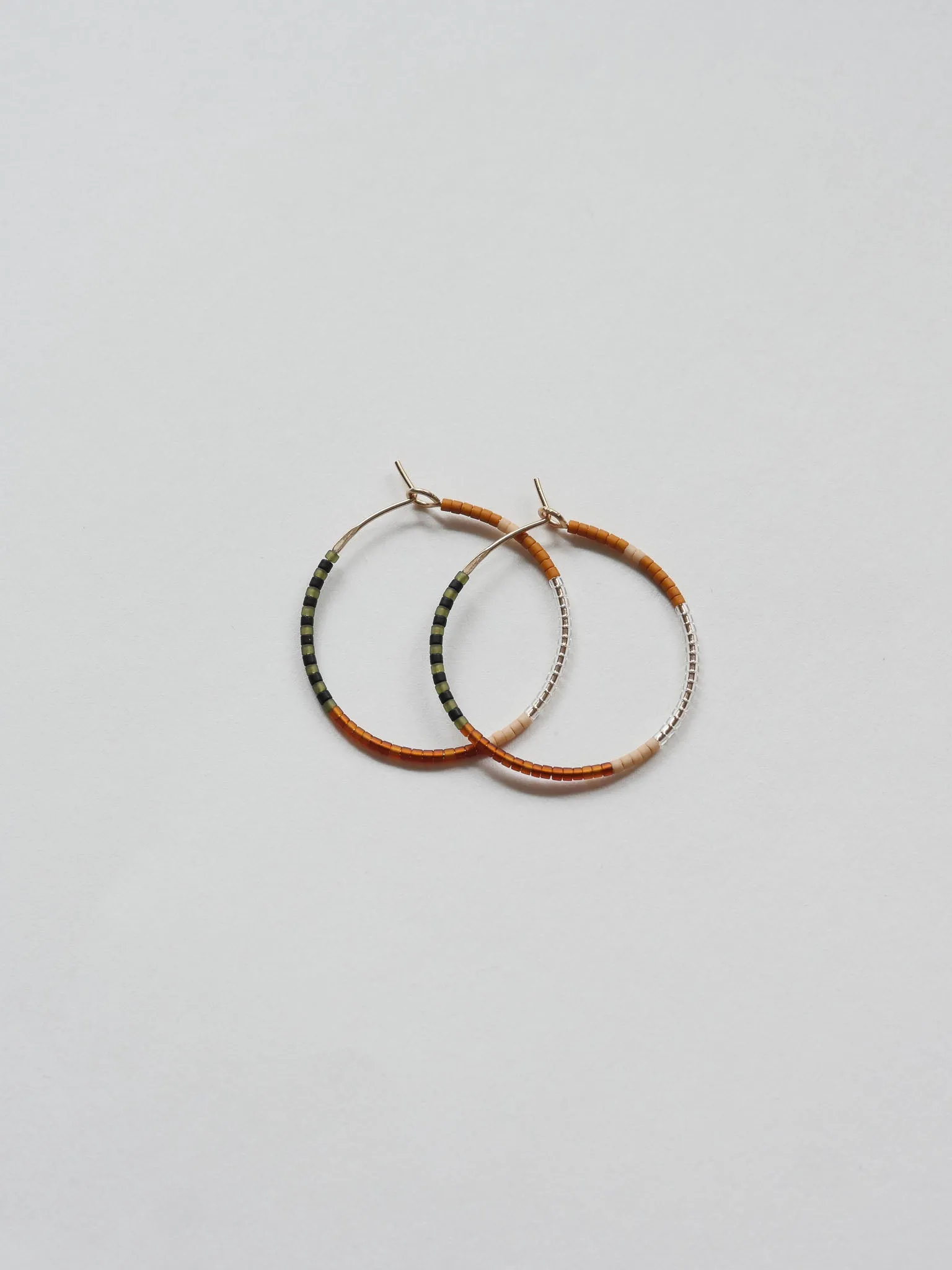 Mylene - 1.25" & 1.75" 14 KT Gold Hoops sold by Daldanea product image thumbnail 5