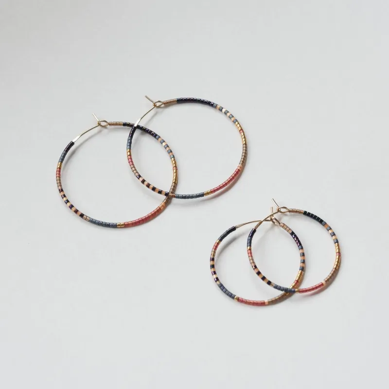 Althia - 1.25" & 1.75" 14 KT Gold Hoops sold by Daldanea