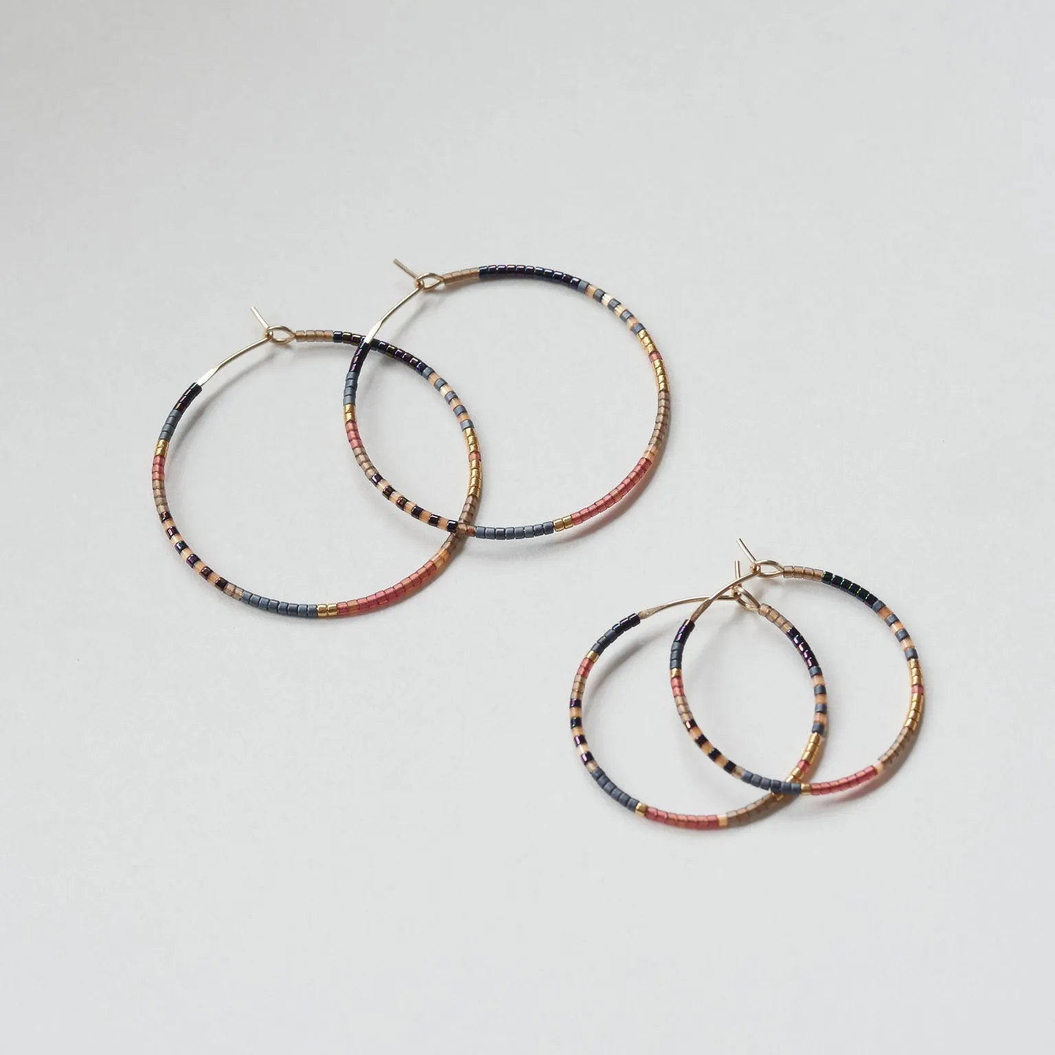 Althia - 1.25" & 1.75" 14 KT Gold Hoops sold by Daldanea