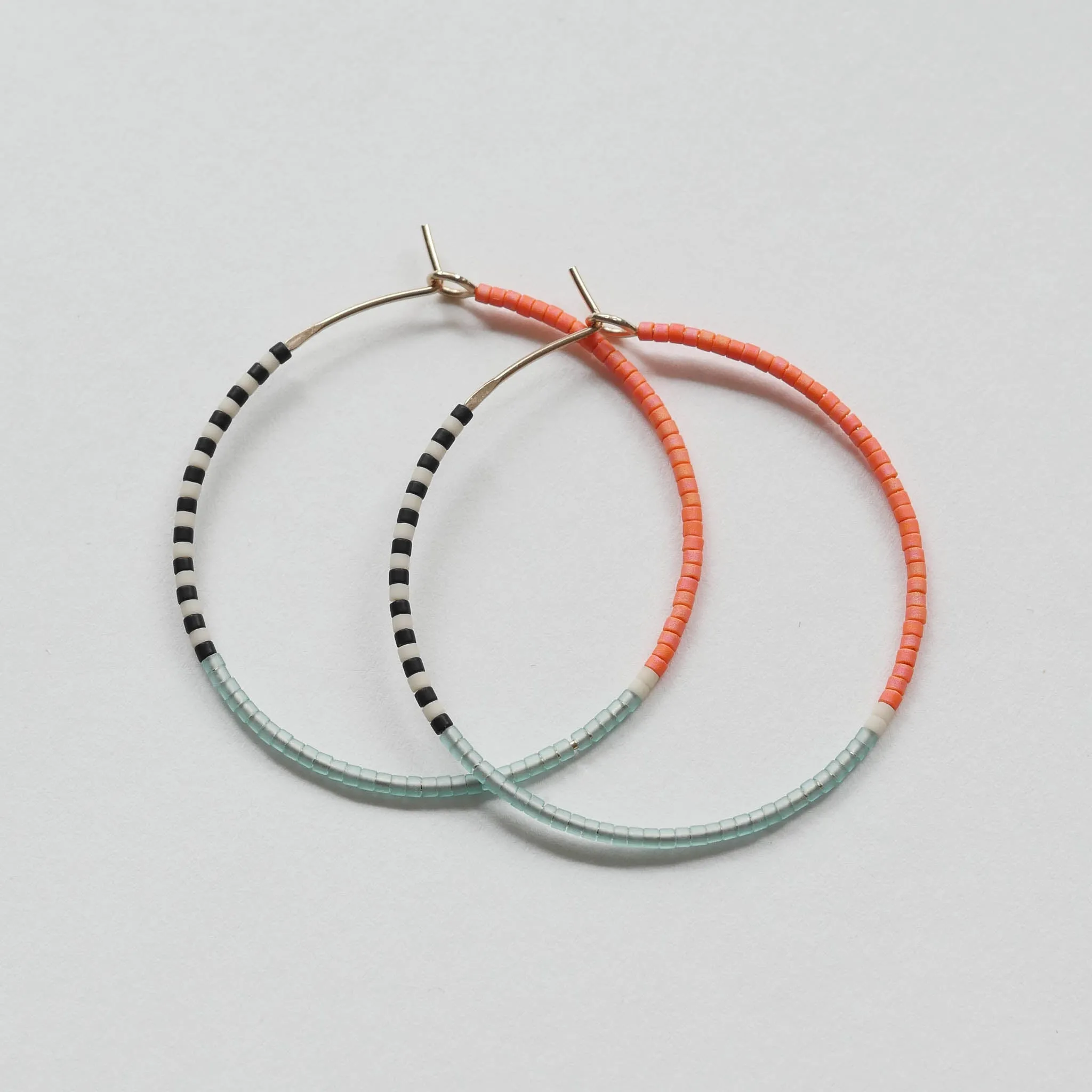 Pantha - 1.25" & 1.75" 14 KT Gold Hoops sold by Daldanea product image thumbnail 4