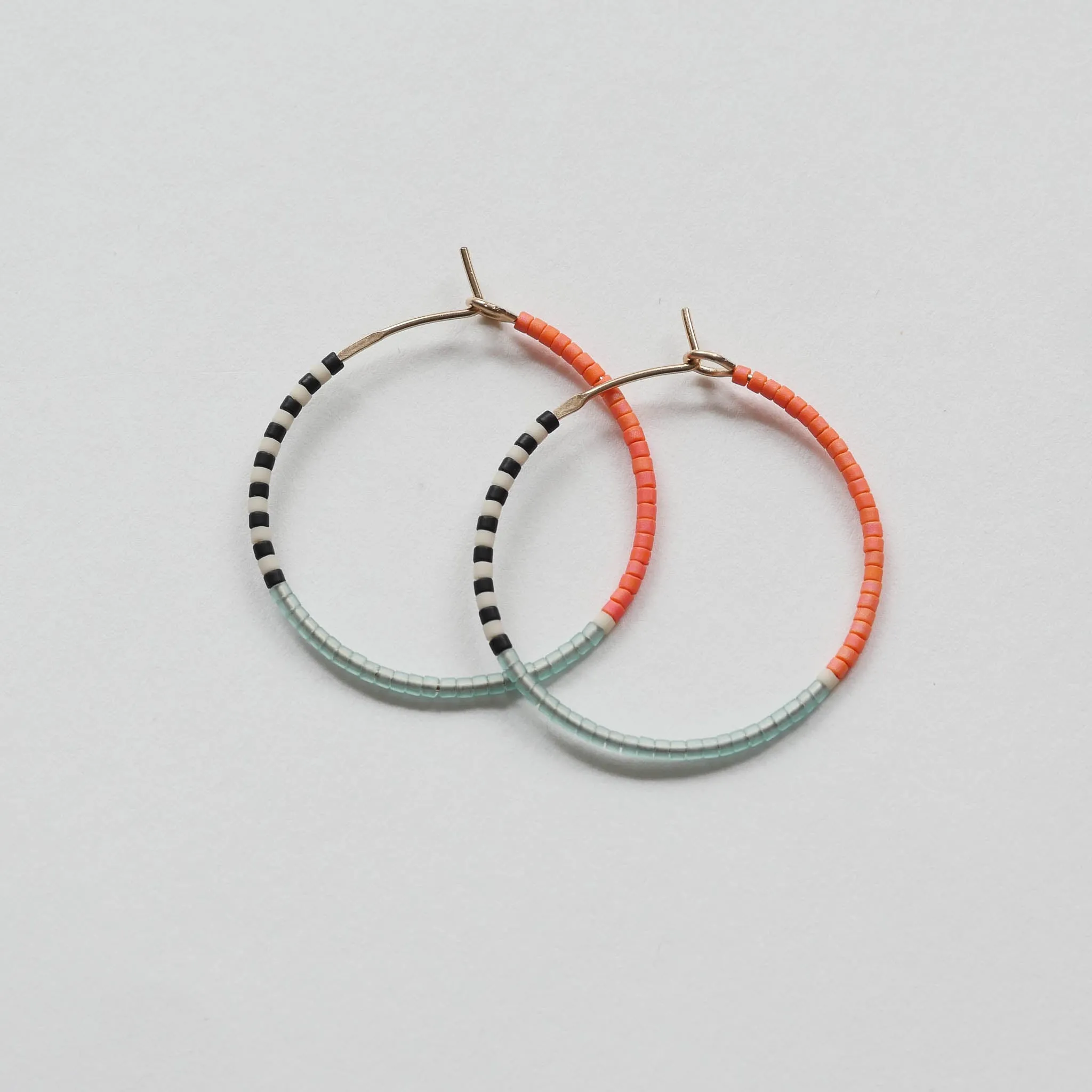 Pantha - 1.25" & 1.75" 14 KT Gold Hoops sold by Daldanea product image thumbnail 5