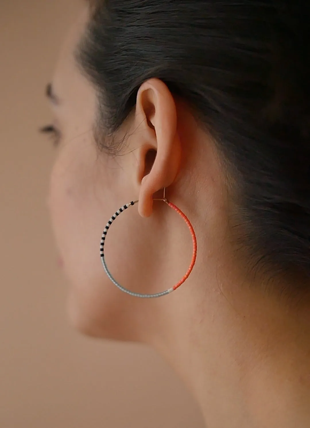 Pantha - 1.25" & 1.75" 14 KT Gold Hoops sold by Daldanea product image thumbnail 3