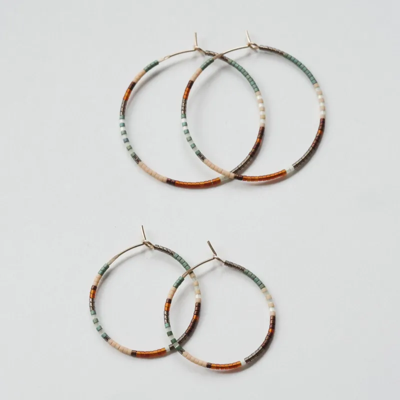 Eanna - 1.25" & 1.75" 14 KT Gold Hoops sold by Daldanea