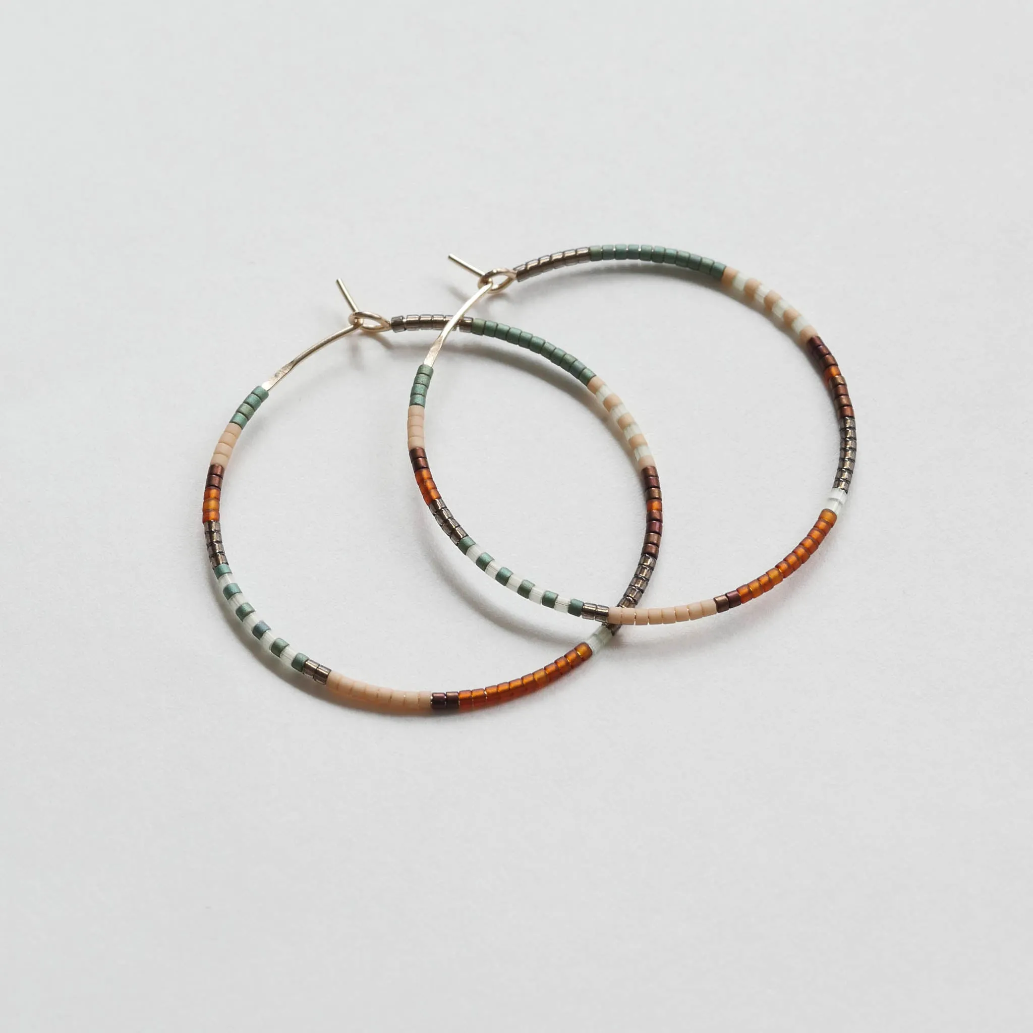Eanna - 1.25" & 1.75" 14 KT Gold Hoops sold by Daldanea product image thumbnail 5