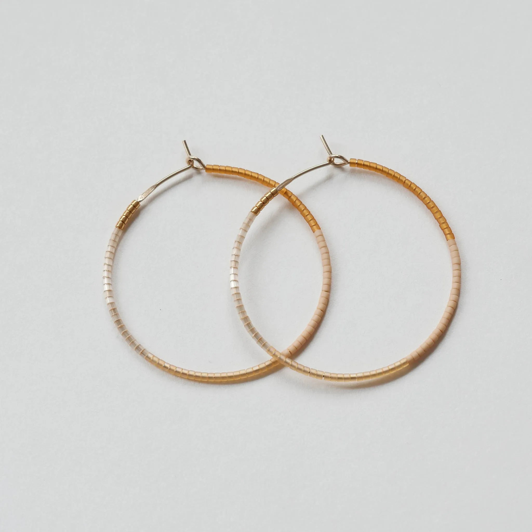Ollia - 1.25" & 1.75" 14 KT Gold Hoops sold by Daldanea product image thumbnail 4