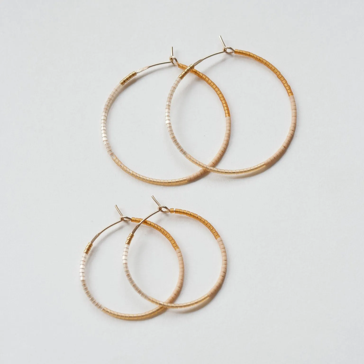 Ollia - 1.25" & 1.75" 14 KT Gold Hoops sold by Daldanea