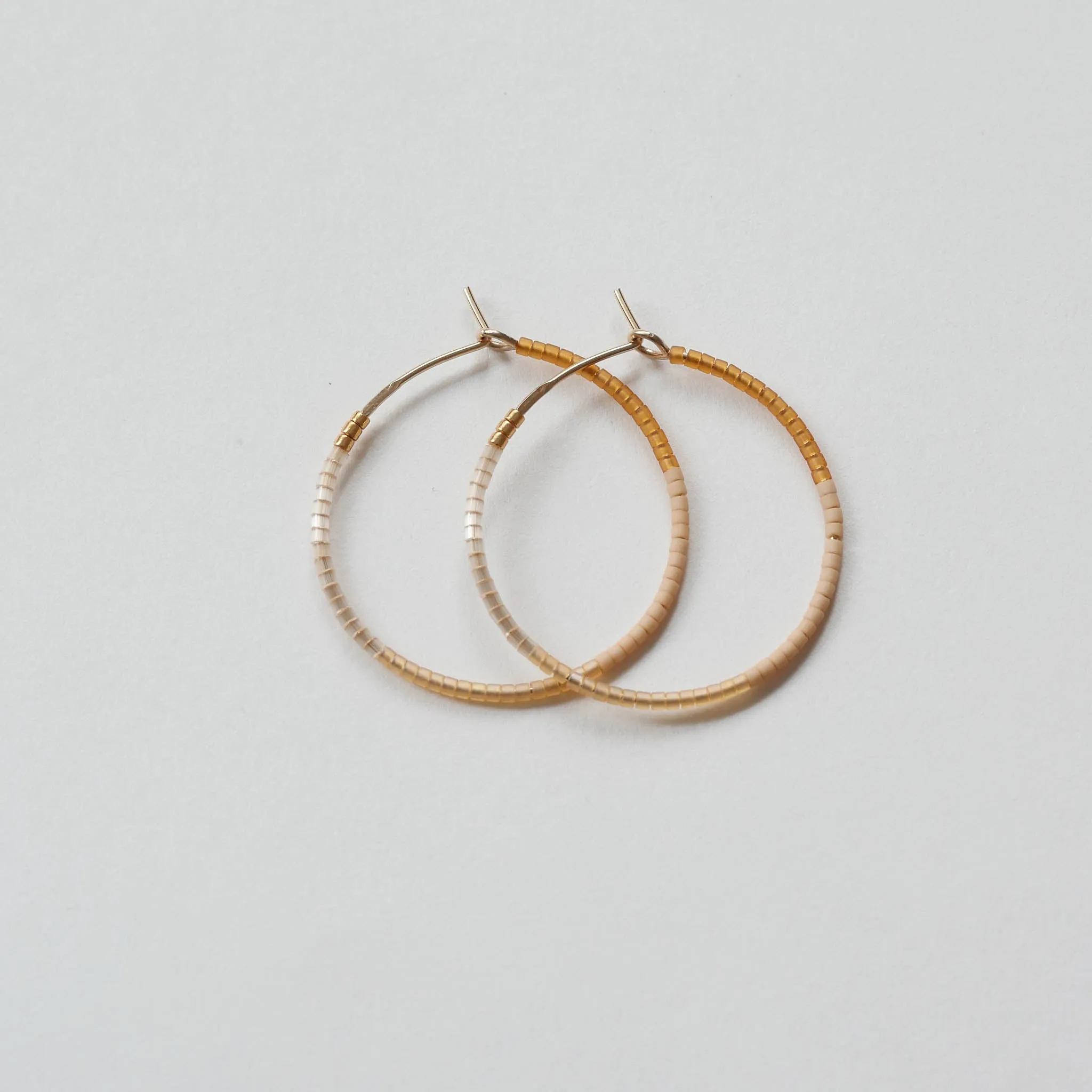 Ollia - 1.25" & 1.75" 14 KT Gold Hoops sold by Daldanea product image thumbnail 3
