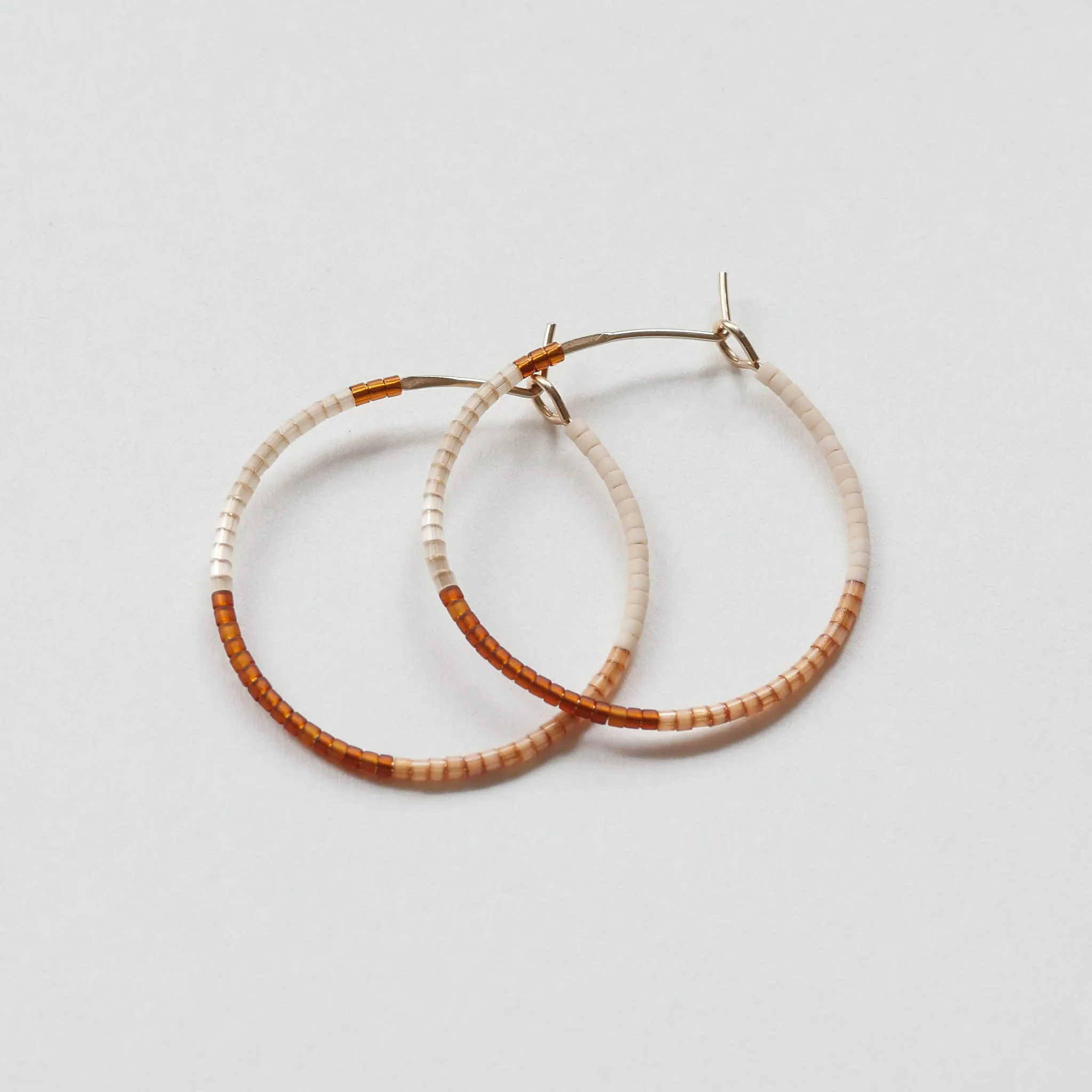Livia - 1.25" & 1.75" 14 KT Gold Hoops sold by Daldanea product image thumbnail 5