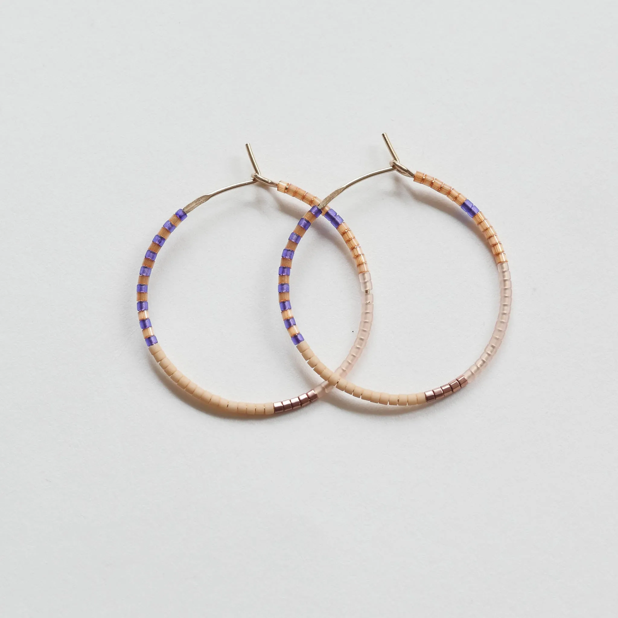 Tunde - 1.25" & 1.75" 14 KT Gold Hoops sold by Daldanea product image thumbnail 5
