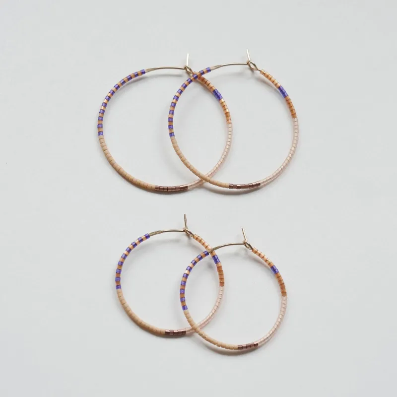 Tunde - 1.25" & 1.75" 14 KT Gold Hoops sold by Daldanea