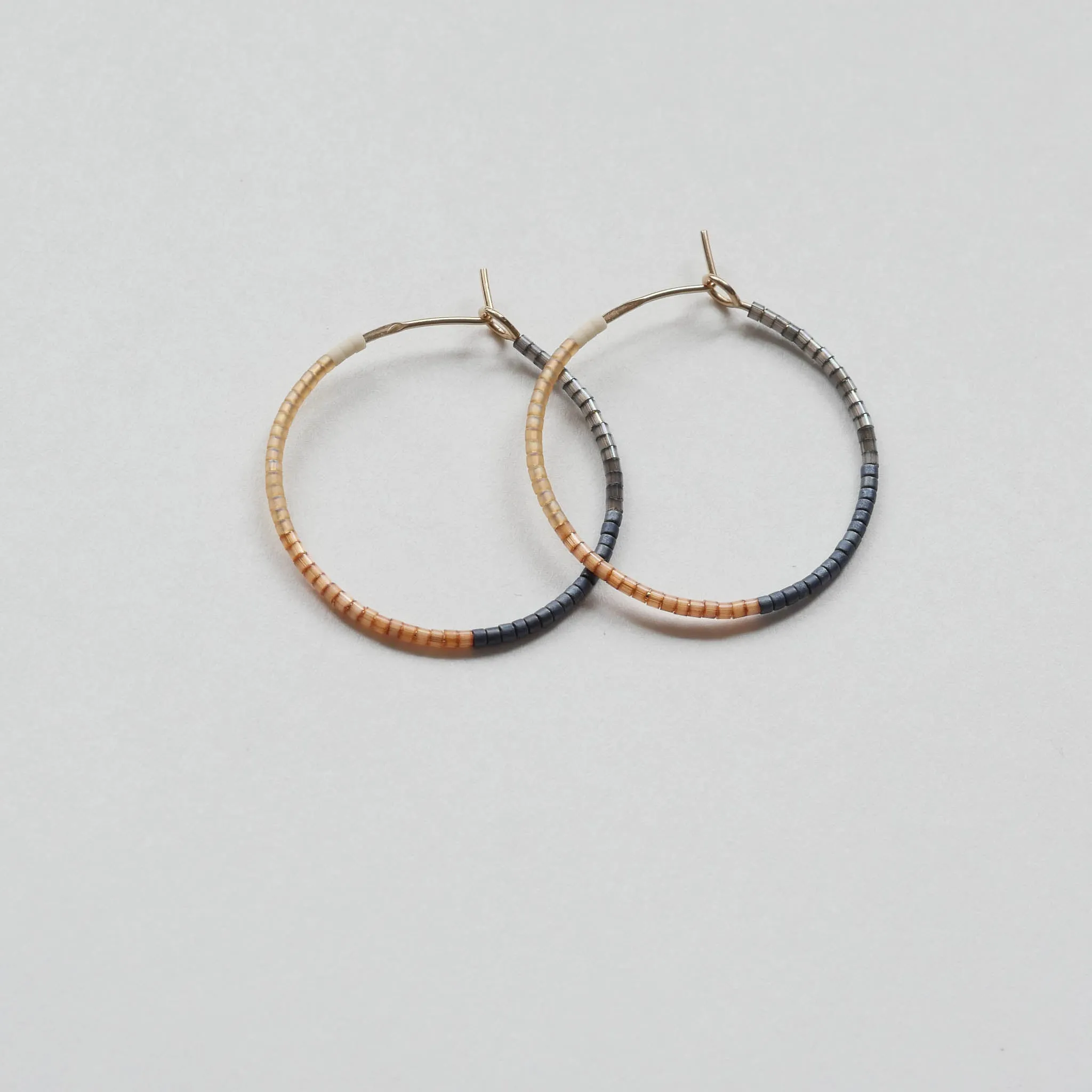 Esen - 1.25" & 1.75" 14 KT Gold Hoops sold by Daldanea product image thumbnail 5