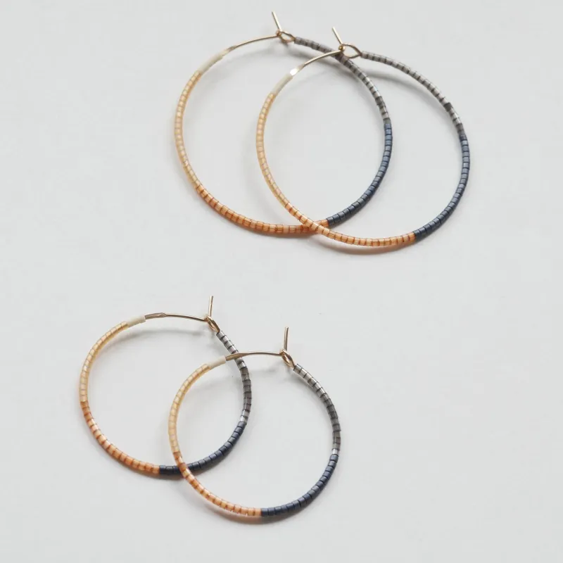 Esen - 1.25" & 1.75" 14 KT Gold Hoops sold by Daldanea