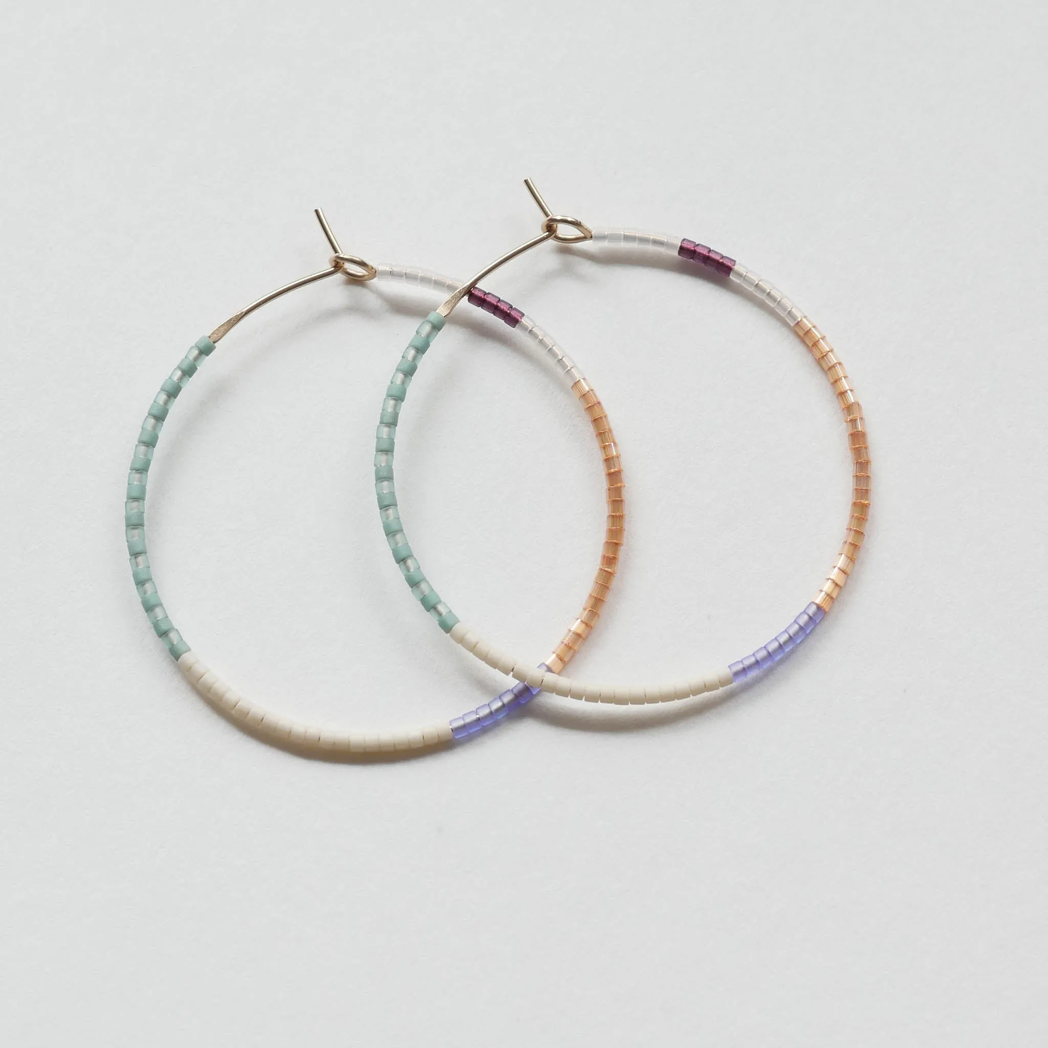 Pnina - 1.25" & 1.75" 14 KT Gold Hoops sold by Daldanea product image thumbnail 3